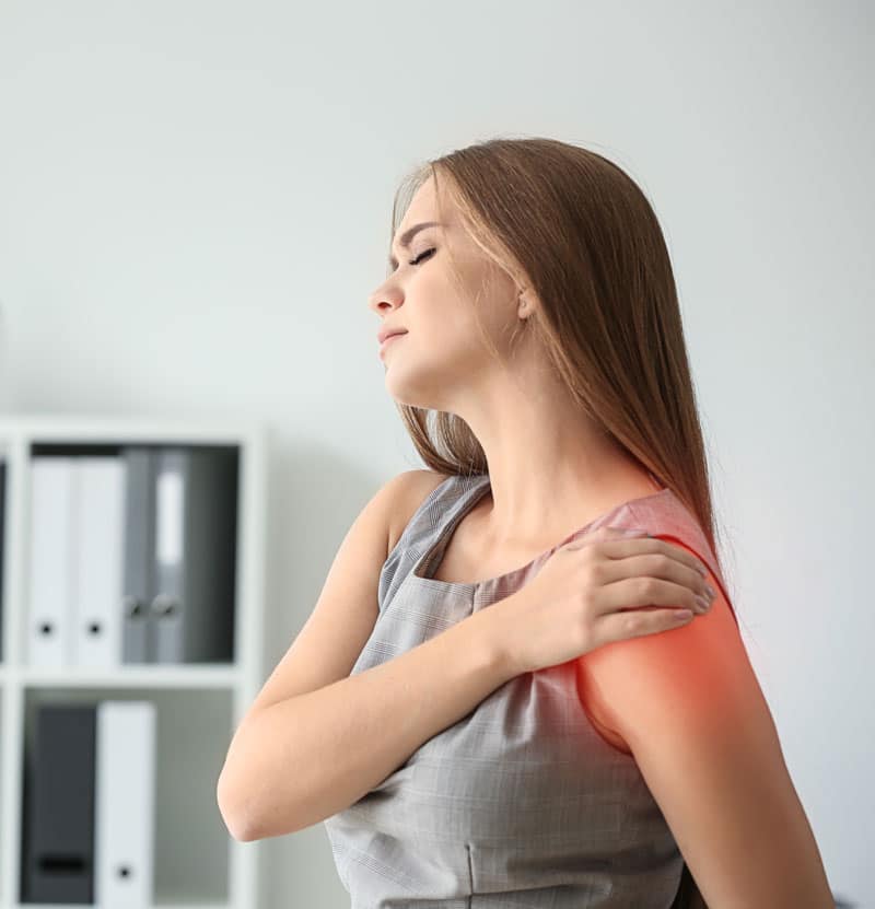 Symptomen van schouderproblemen